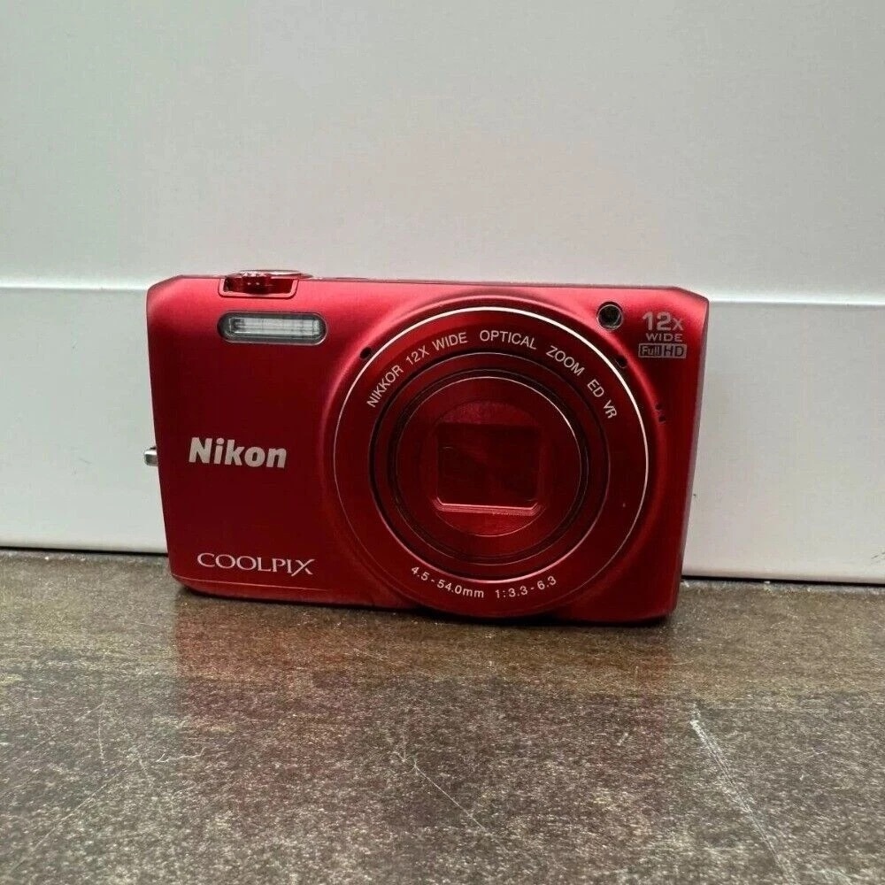 Nikon COOLPIX Vibrant Red Camera